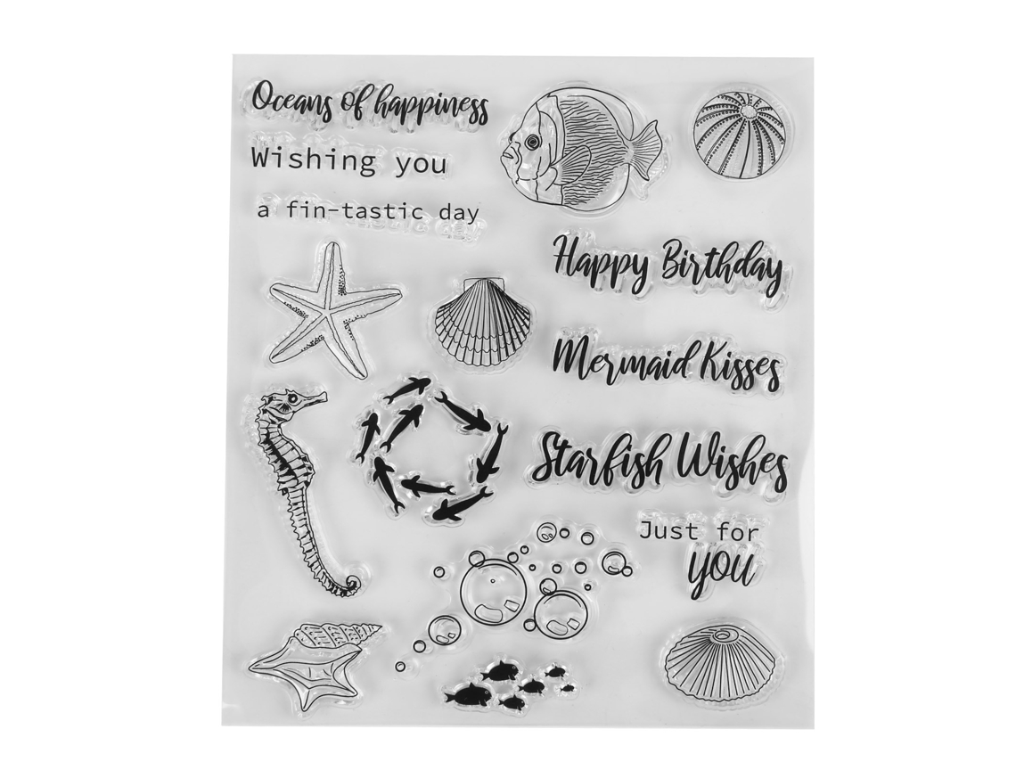 Sellos Transparentes Para Artesanato Y Tarjetas, Sellos Decorativos Reutilizables Para Scrapbooking E Invitaciones
