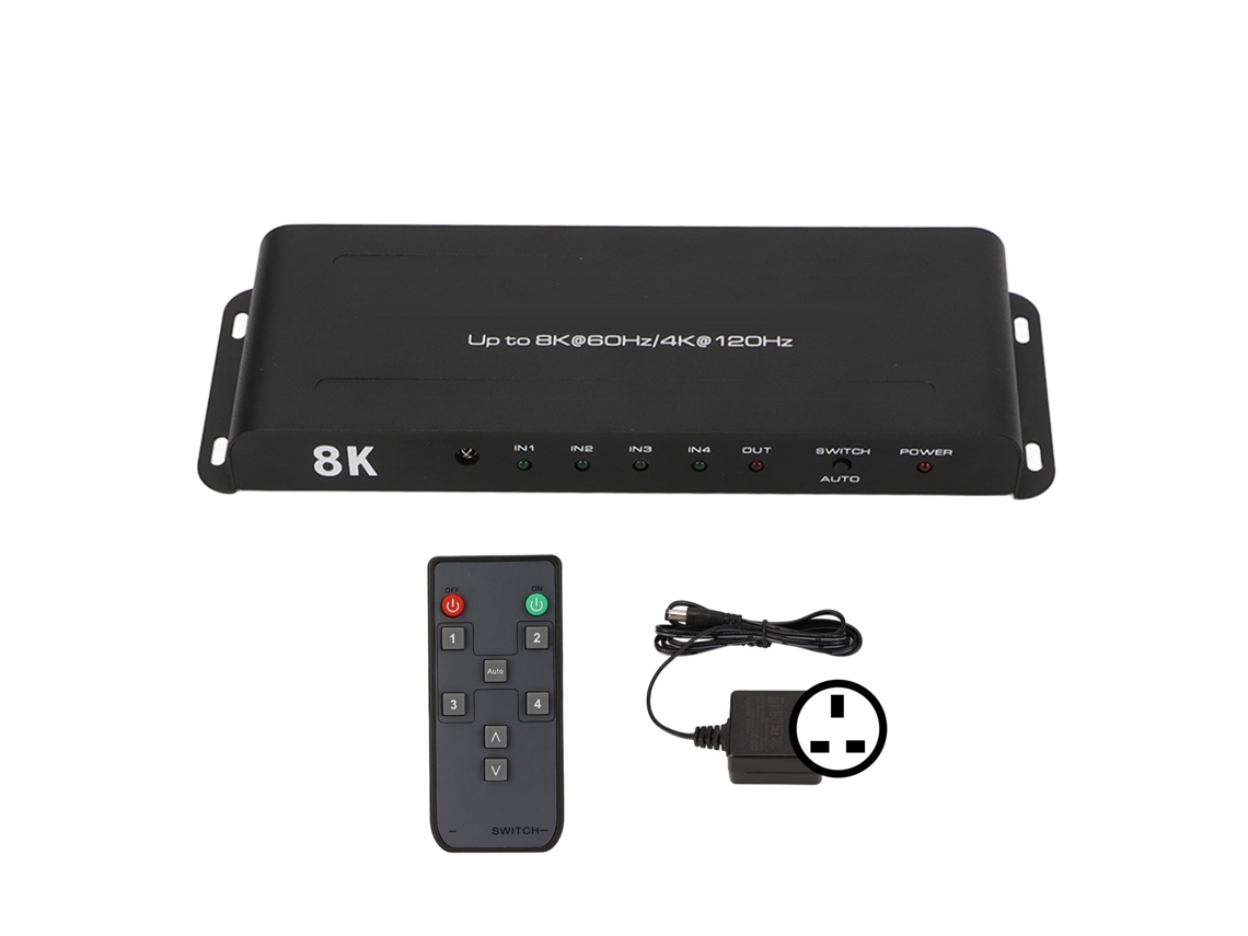 Extractor de som com interface multimedia Hd 4k a 60 Hz e transmissor Bluetooth Rca para TV e PC | S/MARCA