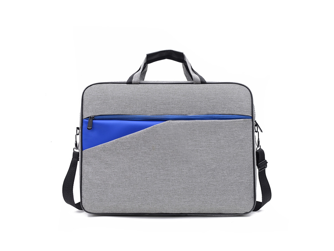 Bolsa Para Laptop De 15,6 Polegadas, Grande Capacidade, Em Tecido Oxford, Com Compartimento Tablet, Ombro Executiva, Azul.-aquaforge