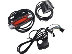 Conjunto De Luzes Para Bicicleta Elétrica 36v/48v Com Piscas, Farol