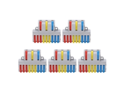 Conector De Fio Splitter Lever Nut 9 Em 3 Terminal De Conexão Rápida Compacto Spl‑93