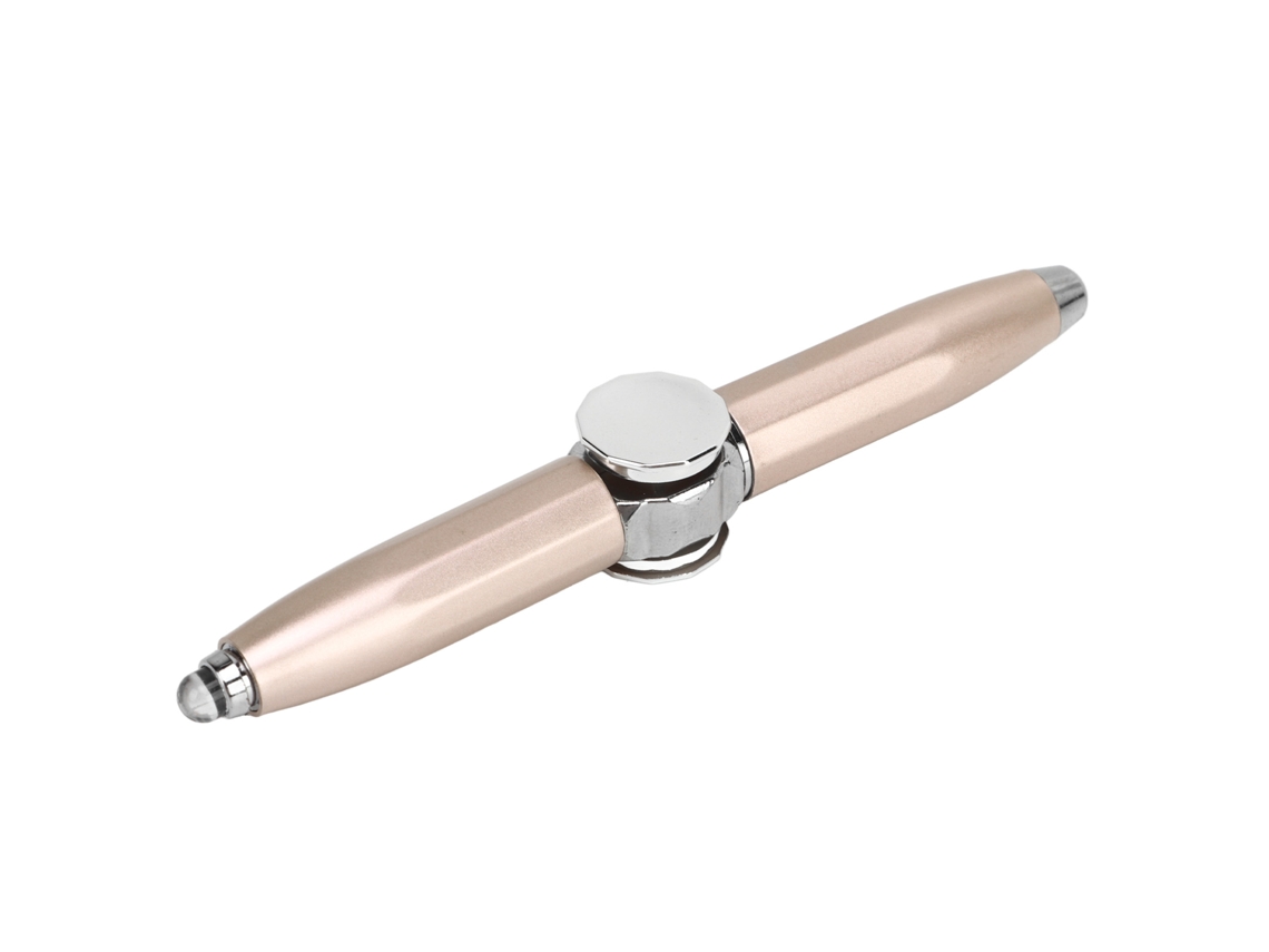 Caneta Giratória com Luz Led, Luminescente, para Alívio do Estresse, Dedo | S/MARCA