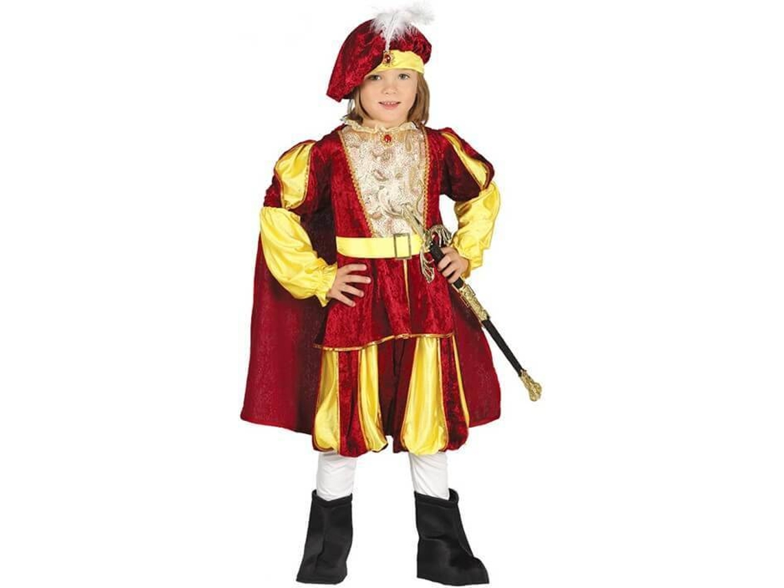 Fato de Menino DISFRAZZES Principe Do Renascimento (Tam: 5 a 6 anos)