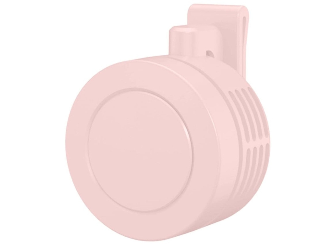 Ventilador Tipo Clipe Usb Recarregavel Acampamento/berco Rosa Yizhood