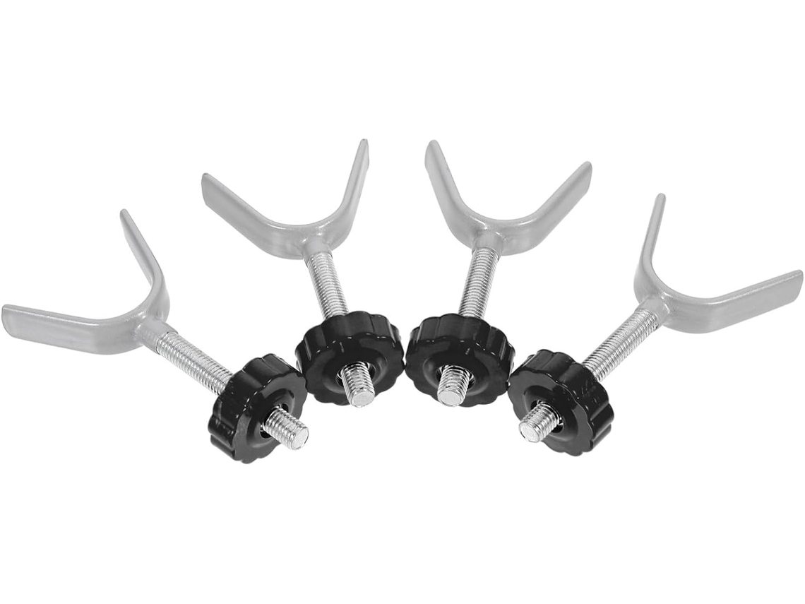 Eringogo Conjunto De 4-parafusos Fixação Em Formato Y Para Cercas Internas, Acessórios Para Guarda Corpo Com Porcas