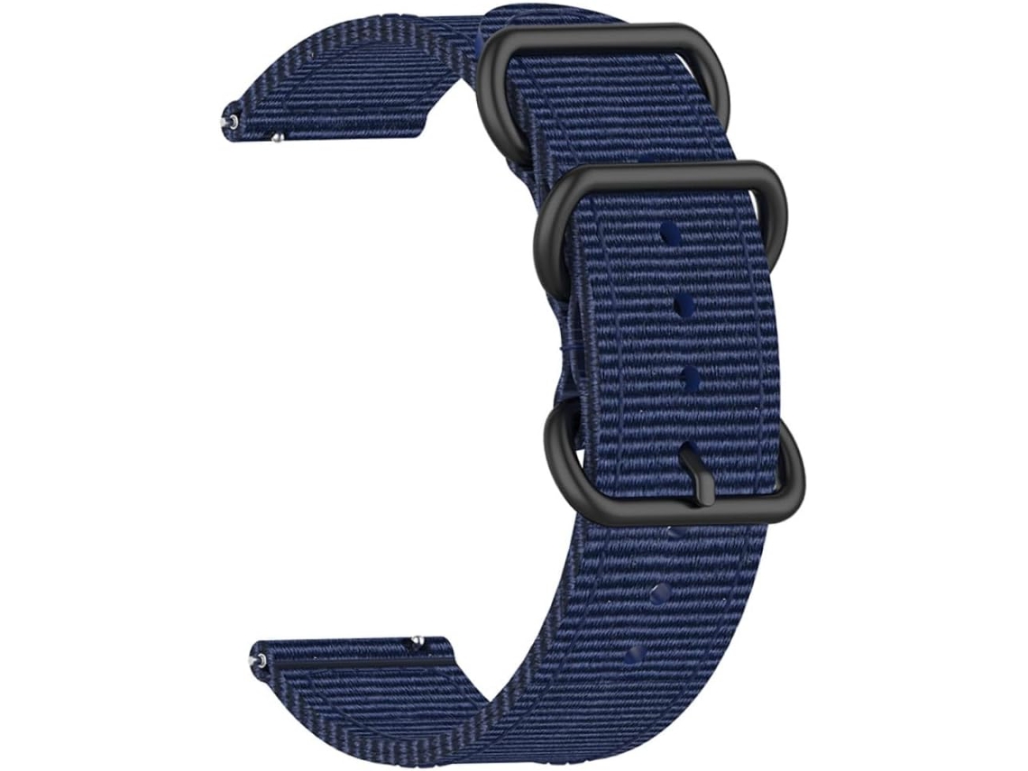 Pulseira De Nylon Para Relógio, Design Simples, Compatível Com Garmin Forerunner, Azul Escuro, Mater Gokoco