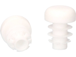 Topo Sistema Redondo para Interior Dimatel Ø14Mm Branco