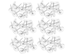 Nuobesty 150 - Lápis de Alfinete Artesanal Transparente com Ponta Redonda para Uso Não Escritural, Escolar e de Desenvolvimento Criativo