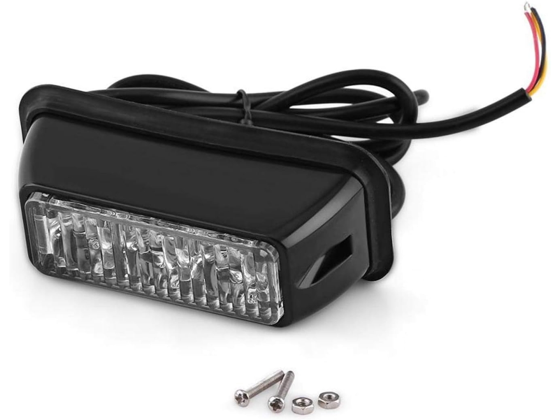 Luz Estroboscópica Led Universal Fydun Para Motocicleta E Carro, Luz Branca