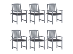 Garden Chair, Garden Chairs Vidaxl Cinzeto Madeira (n/a)