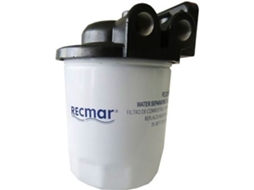 Filtro de Combustível Mícron com Suporte 25 Branco 1/4´´RECMAR