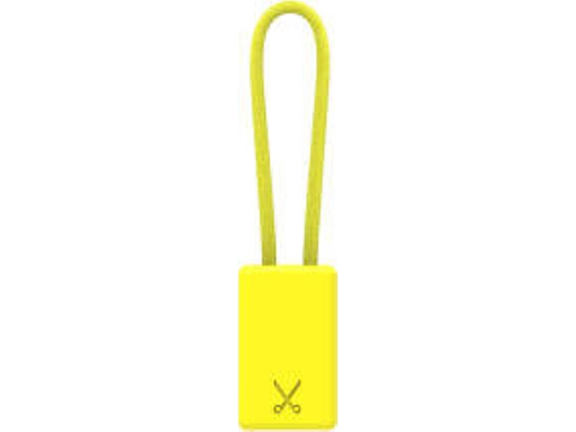 Cabo PHILO Keychain (USB - Lightning - 0.2m - Amarelo)