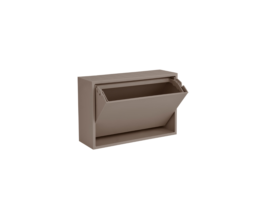 Caixa de armazenamento para colecionadores, marrom, 30 cm x 10 cm x 15 cm