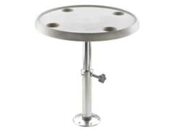 Mesa Redonda 50-70 Cm Prateado 60 Cmvetus