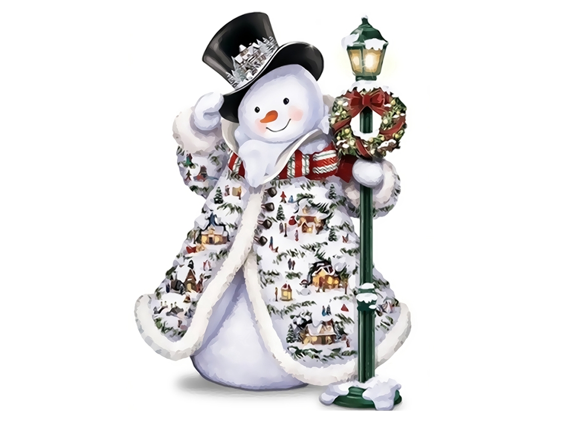 Pintura De Óleo Digital Diy Papai Noel Boneco De Neve Gato Tela Decorativa Gx1850