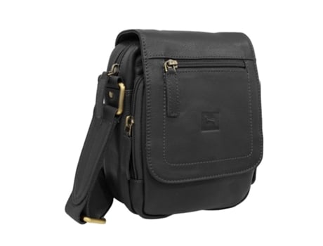 Bolsa De Tiracolo Média Doggy Preta