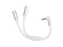 Aetheria divisor de Fones de Ouvido 3,5mm Macho para 2 Fêmea Estéreo Cabo Adaptador para Pc Laptops Tablets