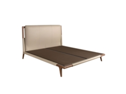 Cama De Couro Sintético Cor De Vison Angel Cerdá