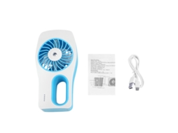 Laxiscreed Ventilador De Névoa Usb Portátil E Recarregável, Refrescante E Umidificante Para Atividades Ao Ar Livre