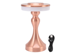 Lâmpada de mesa led portátil touch 3 níveis recarregável bateria 1800mah para quarto mesa de jantar S/MARCA