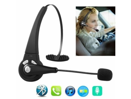 Auscultadores SAMURIIRON Fone de Ouvido Sem Fio para Motorista de Caminhão com Cancelamento de Ruído Aéreo