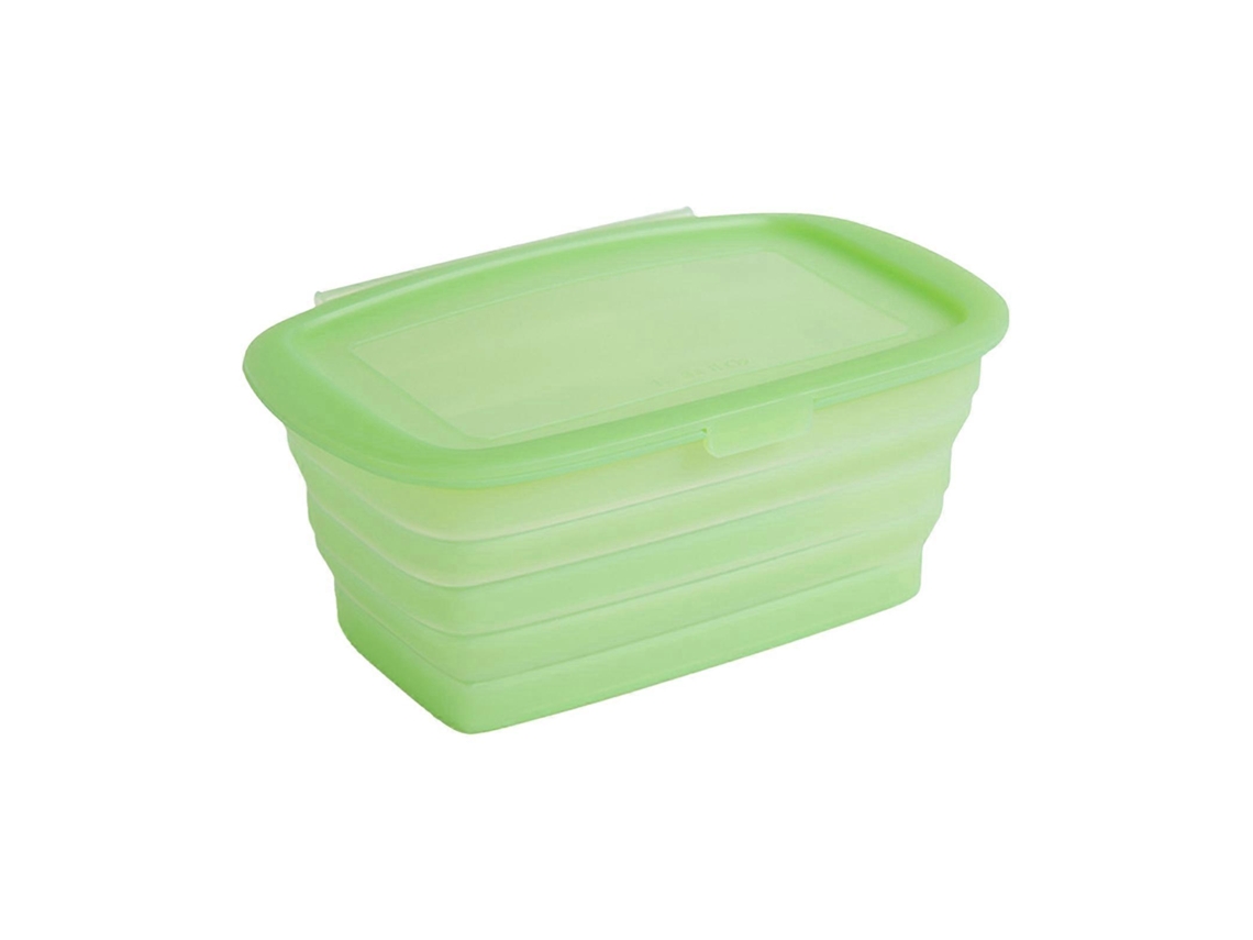 Recipiente De Silicone Dobrável E Retrátil Para Armazenar Alimentos Frescos, Ideal Para Frutas E Vegetais. Olysi Shop
