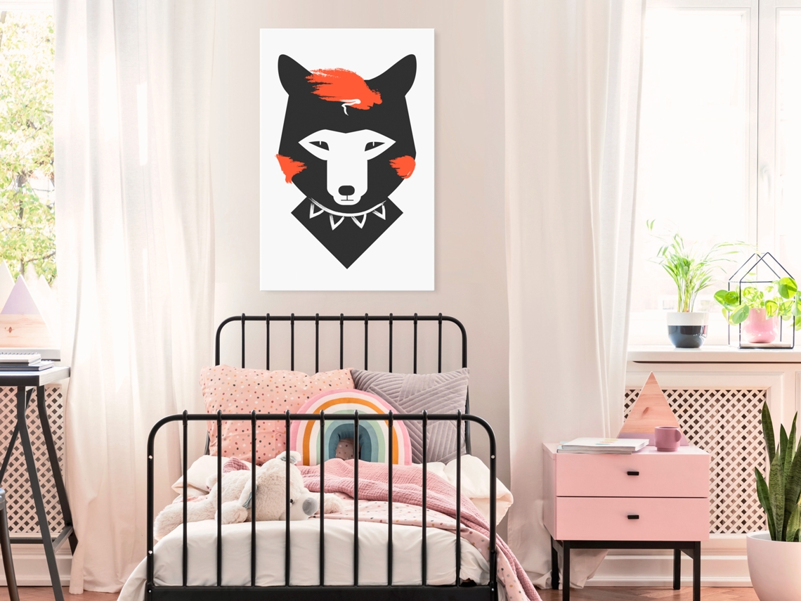Quadro ARTGEIST Polite Fox (1 Part) Vertical (20x30)