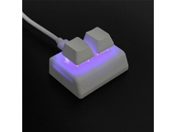 Teclado De Programação Macro De 2 Teclas Rgb Mini Teclado Para Jogos Desenho Vermelho Interruptor Personalizado Teclado Para Jogos Osu, Preto Ly Ebike