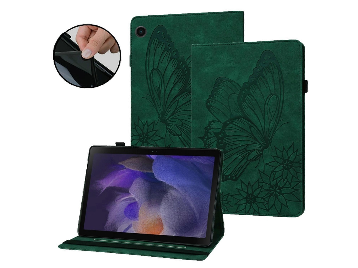 Capa de couro Webake com design de borboleta grande para tablet Samsung Galaxy Tab A8