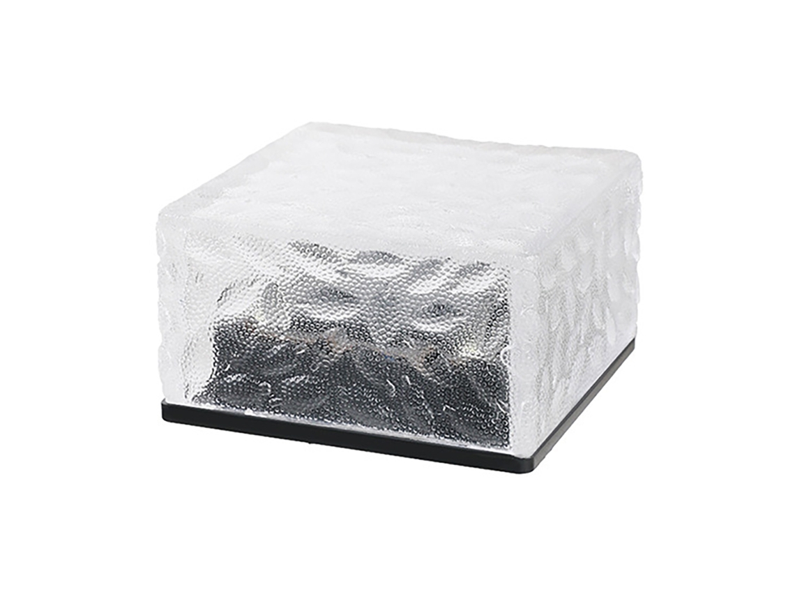 Luminária Solar de Tijolo de Vidro Abs com Led CHABERLU