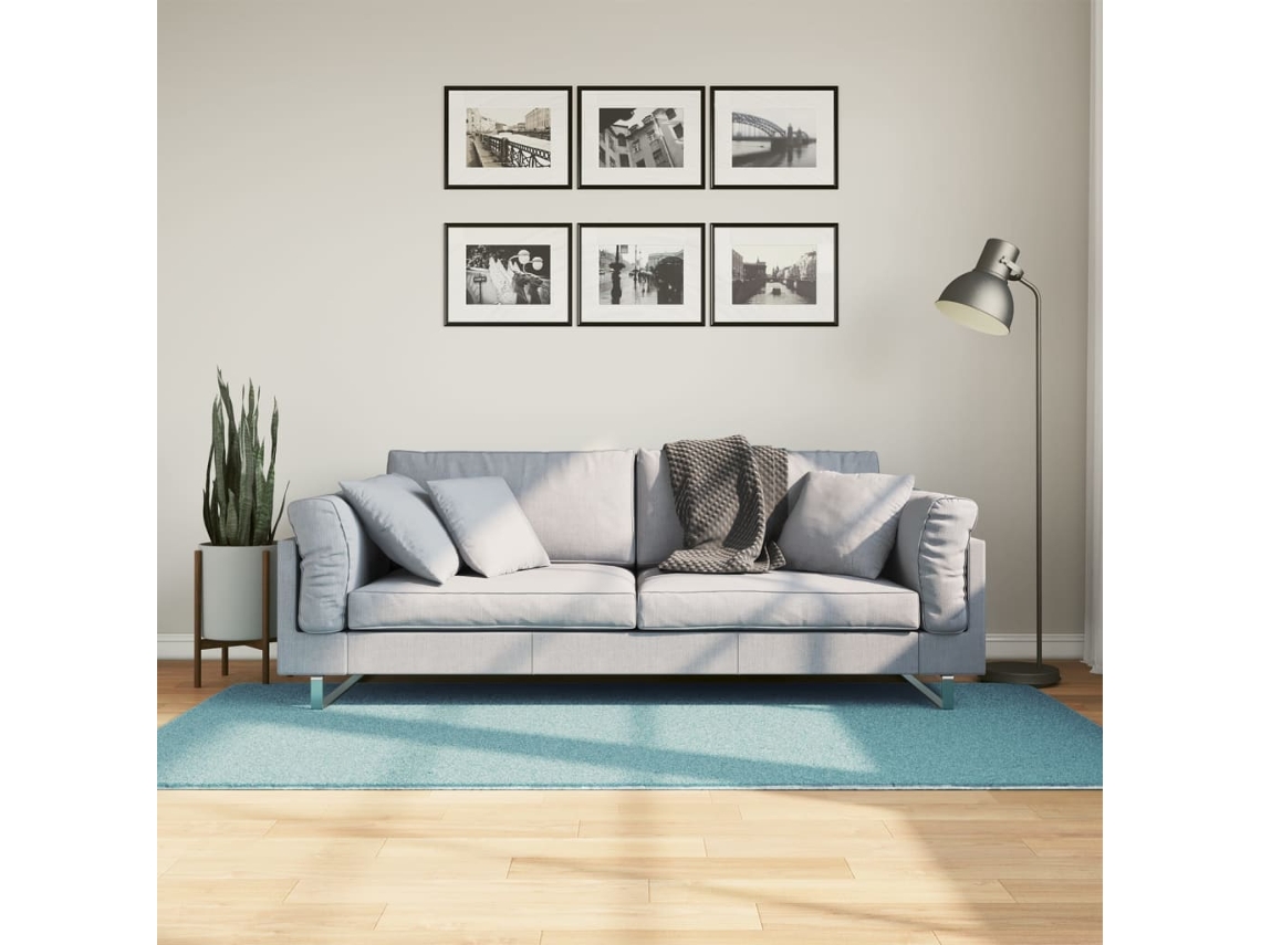 Vidaxl Tapete De Pelo Curto Oviedo 100x200 Cm Verde