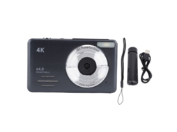 Câmera Digital 4k 64mp Zoom 18x Autofoco Tela De 2.88 Polegadas Portátil Compacta Para Adolescentes, Meninos E Meninas