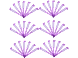 100 pulseiras de PVC para eventos, identificação de segurança infantil, design para escrita.