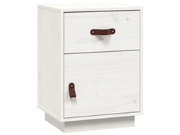 Bedside Cabinet, Bedside Cabinets Vidaxl Branco Madeira De Pinho (n/a)