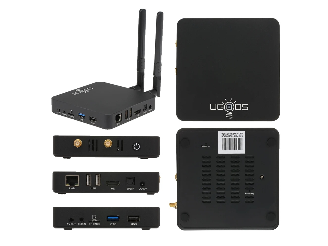 Ugoos Am6b Plus Tv Box, 4gb Ram, 32gb Armazenamento,plug Eu