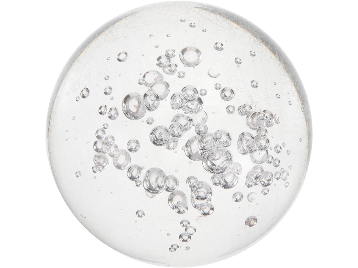 Bola Hemisférica Decorativa De Cristal, 9,8 Cm (3,86 Polegadas)