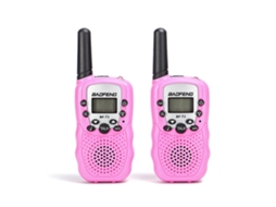 Pacote com 2 Walkie talkies infantis recarregáveis com 16 canais AQUAFORGE