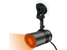 Aquecedor De Carro 12v 150w Com Aquecimento Rápido, Desembuchador Ventilador Para Inverno, Base Rotativa De 360 Graus Igvtrade