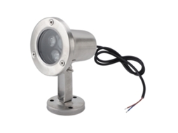 Luz Subaquática Primerox 3w, aço inox, IP68, branco, para lagoa, piscina, fonte