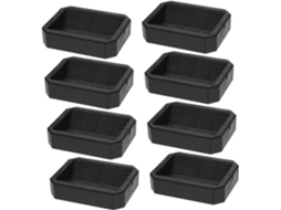 Protetores De Rodízios Silicone Holibanna Para Móveis E Camas Conjunto Com 8 Peças Estáveis Firmes Rodas Largas
