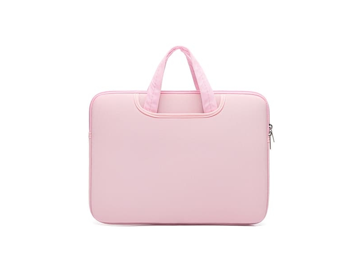 Bolsa Impermeável Para Laptop De 14 Polegadas, Rosa.