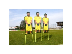 Conjunto de 3 bonecos de treino flexíveis em poliéster estampado POWERSHOT TU