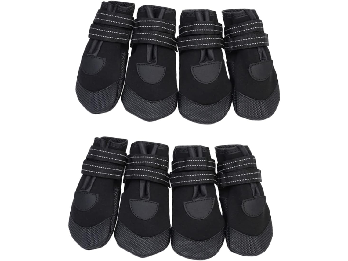 Mipcase Conjunto De 8-botas Impermeáveis E Quentes Cães, Antiderrapantes E Refletivas, Acessórios Passeio Com