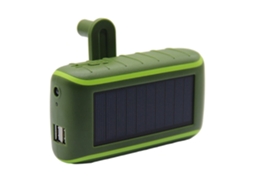 Bateria Portátil Solar e Manivela EOOCOO