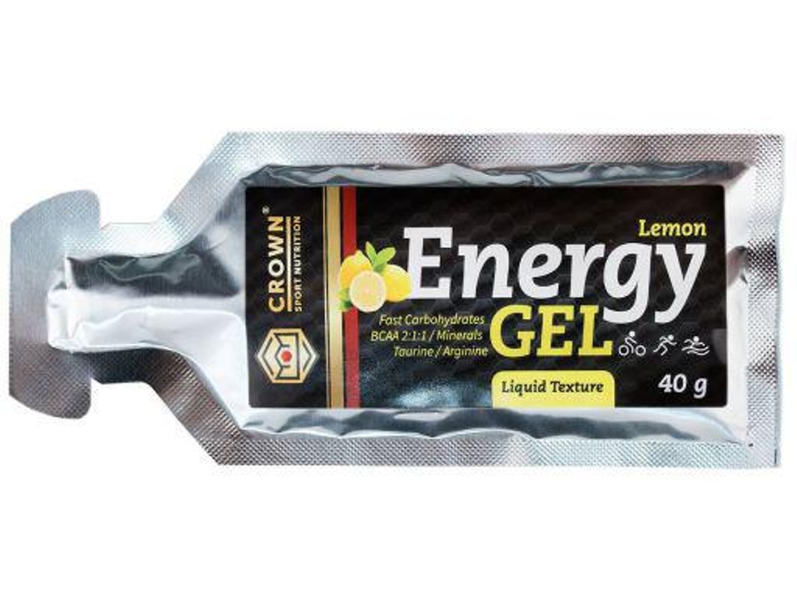 CROWN SPORT NUTRITION Energy Gel Limão 40 Gr