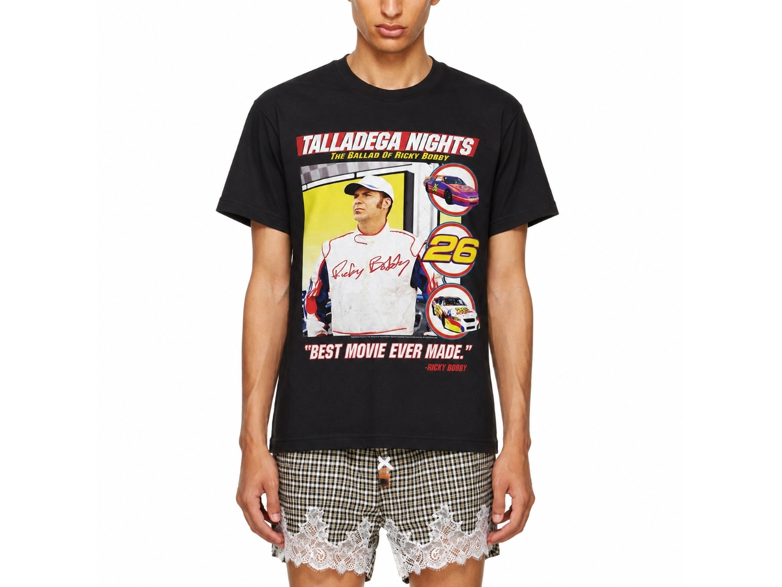 Rockinstone Talladega Nights Movie Best Movie Ever Made Black Adult T-shirt Size:xxxl
