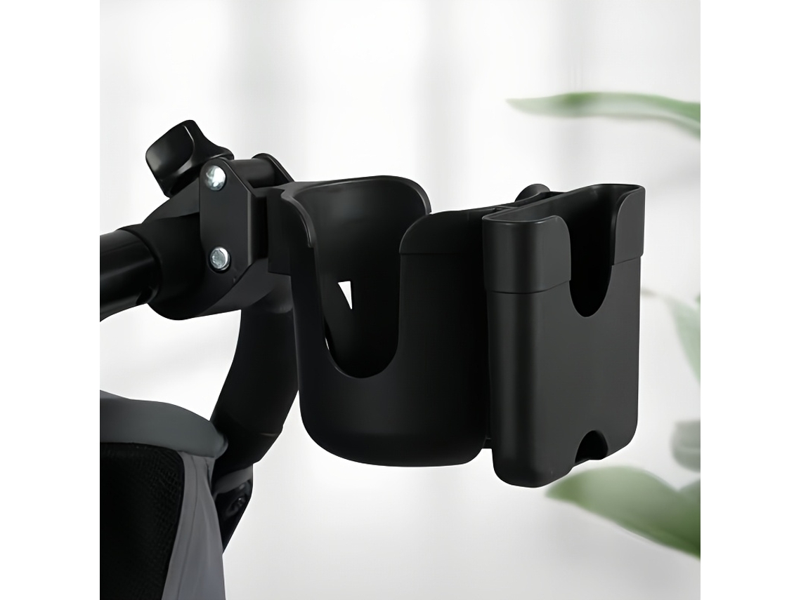Porta-copos Universal Para Carrinho De Bebê Com Suporte Para Celular E Mamadeira.