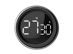 Temporizador De Cozinha Digital Com Função De Contagem Regressiva, Cronômetro, Preto 8029mm Slowmoose