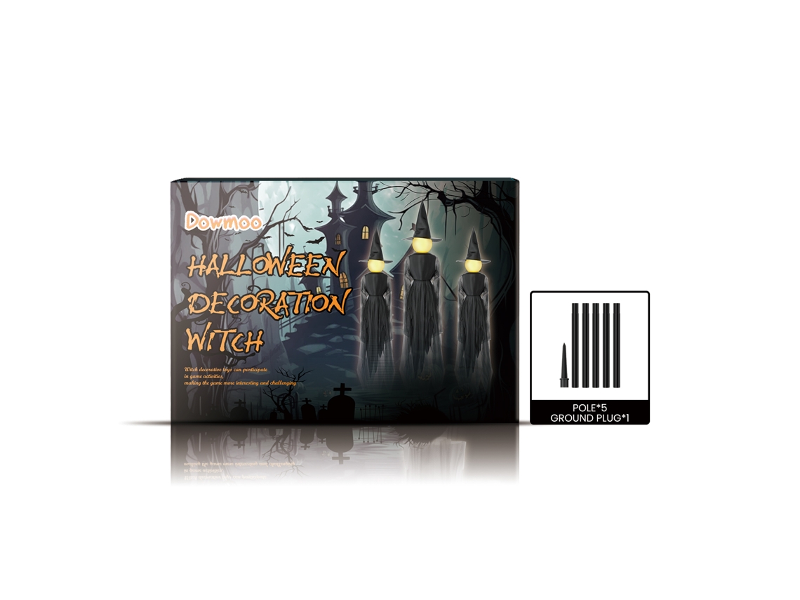Decoração de Bruxa Dowmoo para Halloween LAXISCREED