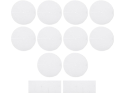 Conjunto de 12 Protetores GOKOCO, zíper, botão, capas, nylon, roupas delicadas, jeans, proteção, zíperes, botões